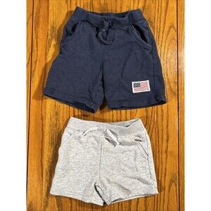 Boy’s Shorts Set • Koala Kids w/ American Flag Patch (24mo) / Garanimals (12mo)
